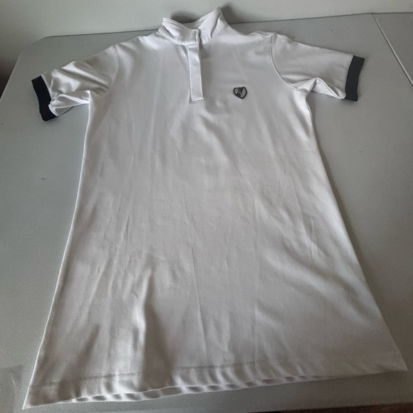 Kingsland Show Shirt Lovita SS Classic White Sz large -0445 - Picture 2 of 10